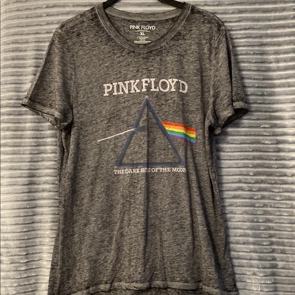 Pink Floyd Tops - Pink Floyd Dark Side of the Moon Gray T-Shirt